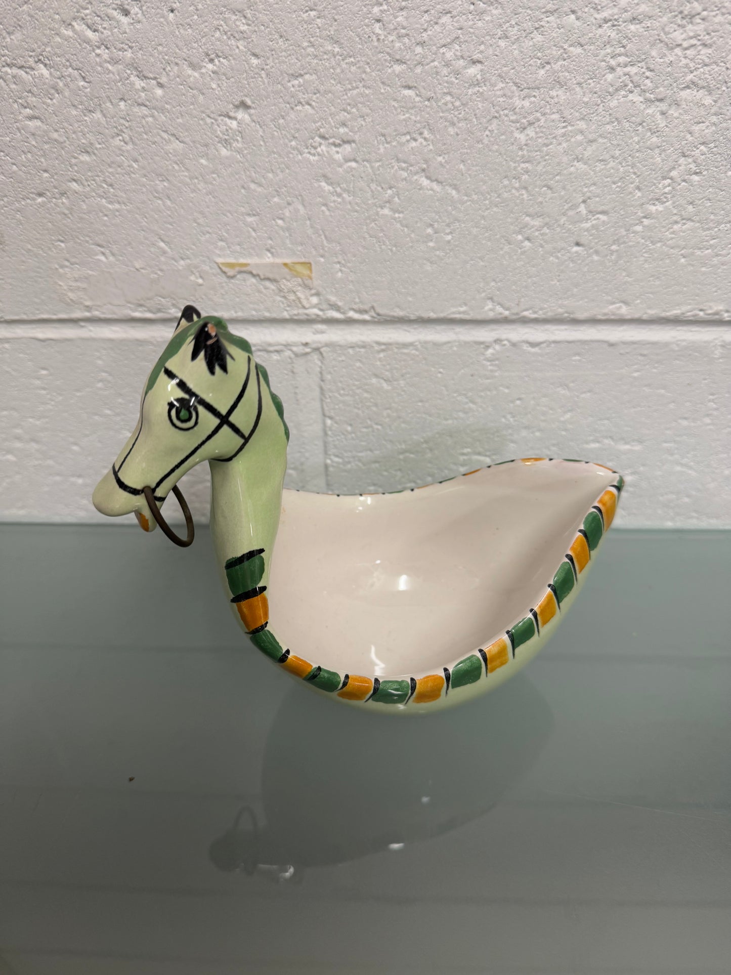 Vintage Bitossi Italian Horse Bowl AF