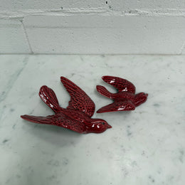 Pair of Vintage Rosedale Flying Birds