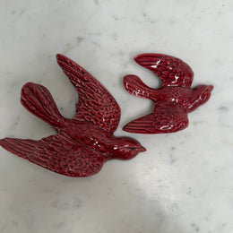 Pair of Vintage Rosedale Flying Birds