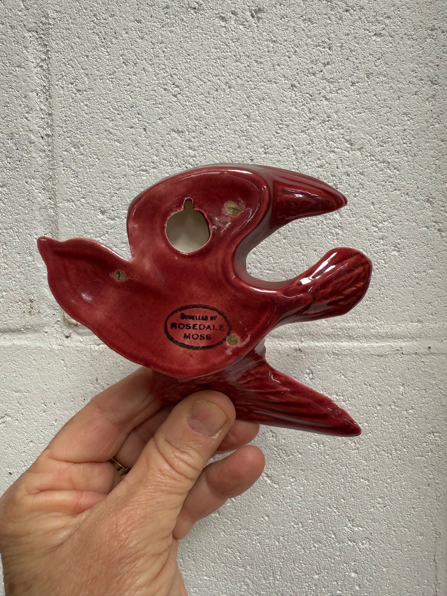 Pair of Vintage Rosedale Flying Birds