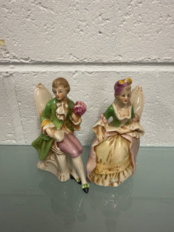 Pair of Male and Female German Figures | Antique & Vintage | Moonee Ponds Antiques | Australia Wide Delivery