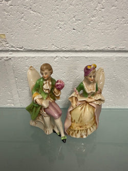 Pair of Male and Female German Figures | Antique & Vintage | Moonee Ponds Antiques | Australia Wide Delivery