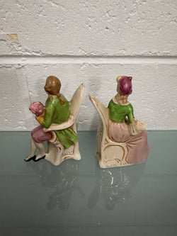 Pair of Male and Female German Figures | Antique & Vintage | Moonee Ponds Antiques | Australia Wide Delivery