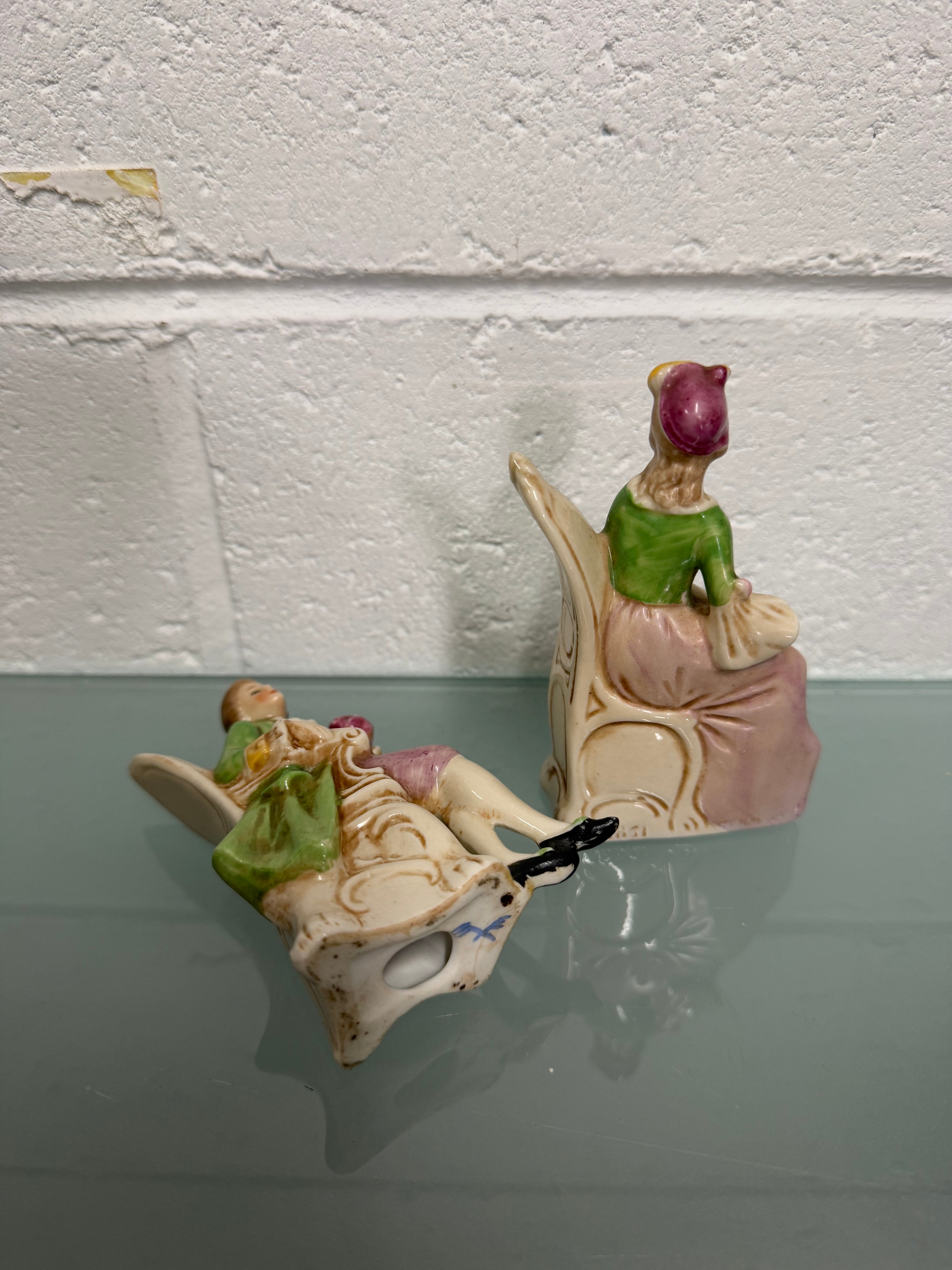 Pair of Male and Female German Figures | Antique & Vintage | Moonee Ponds Antiques | Australia Wide