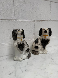 Pair of Victorian Mantle Spaniel Statues | Antique & Vintage | Moonee Ponds Antiques | Australia Wide Delivery