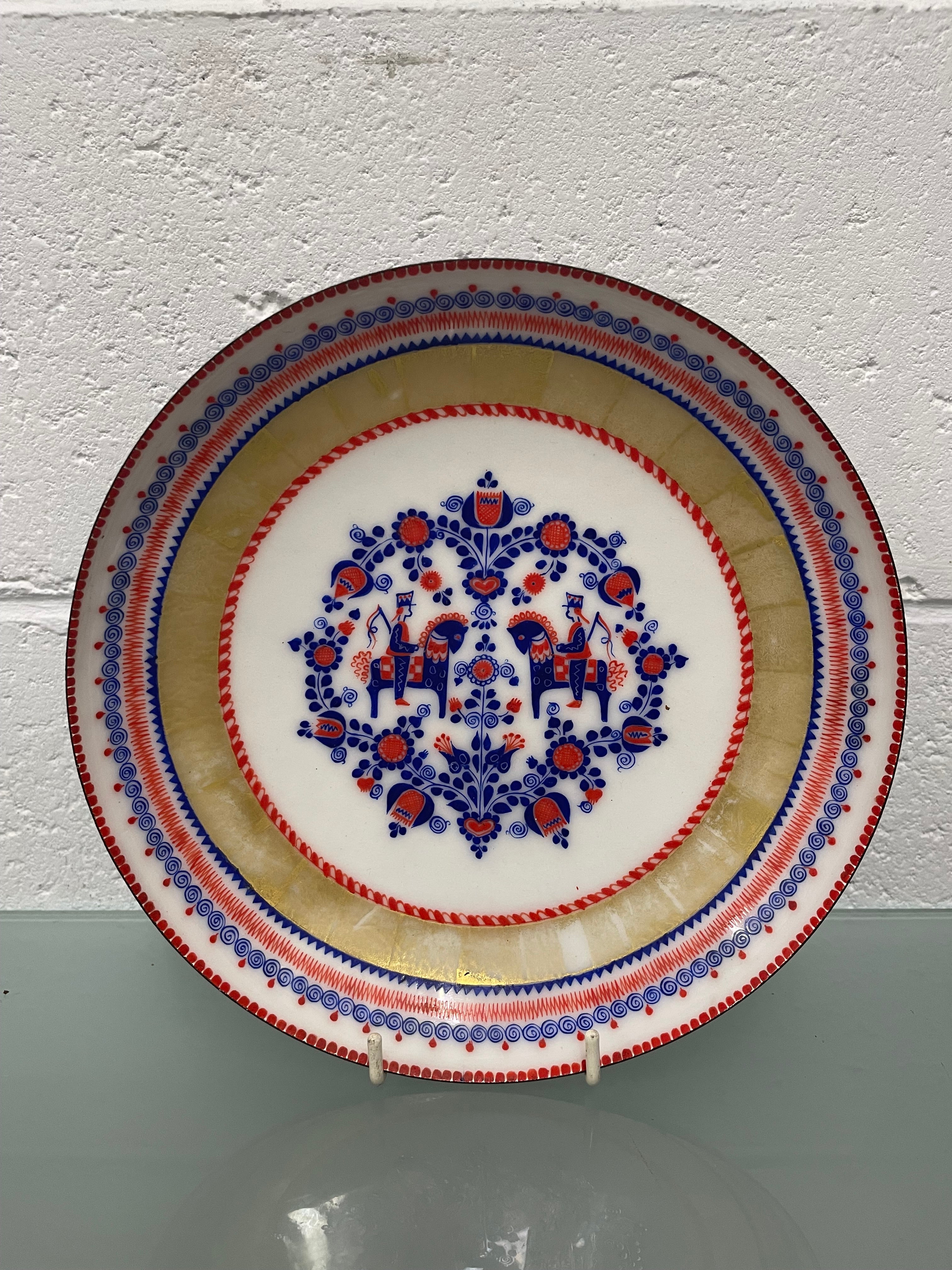 Austrian Steinbock Enamel Bowl