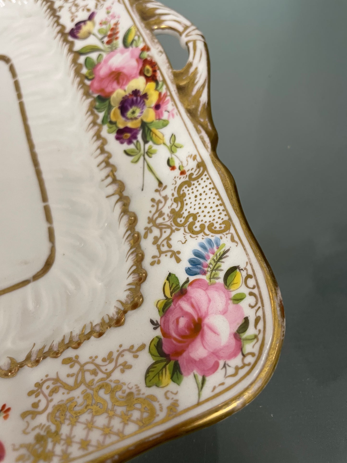 Antique Thomas Goode & Co Cake Serving Plate