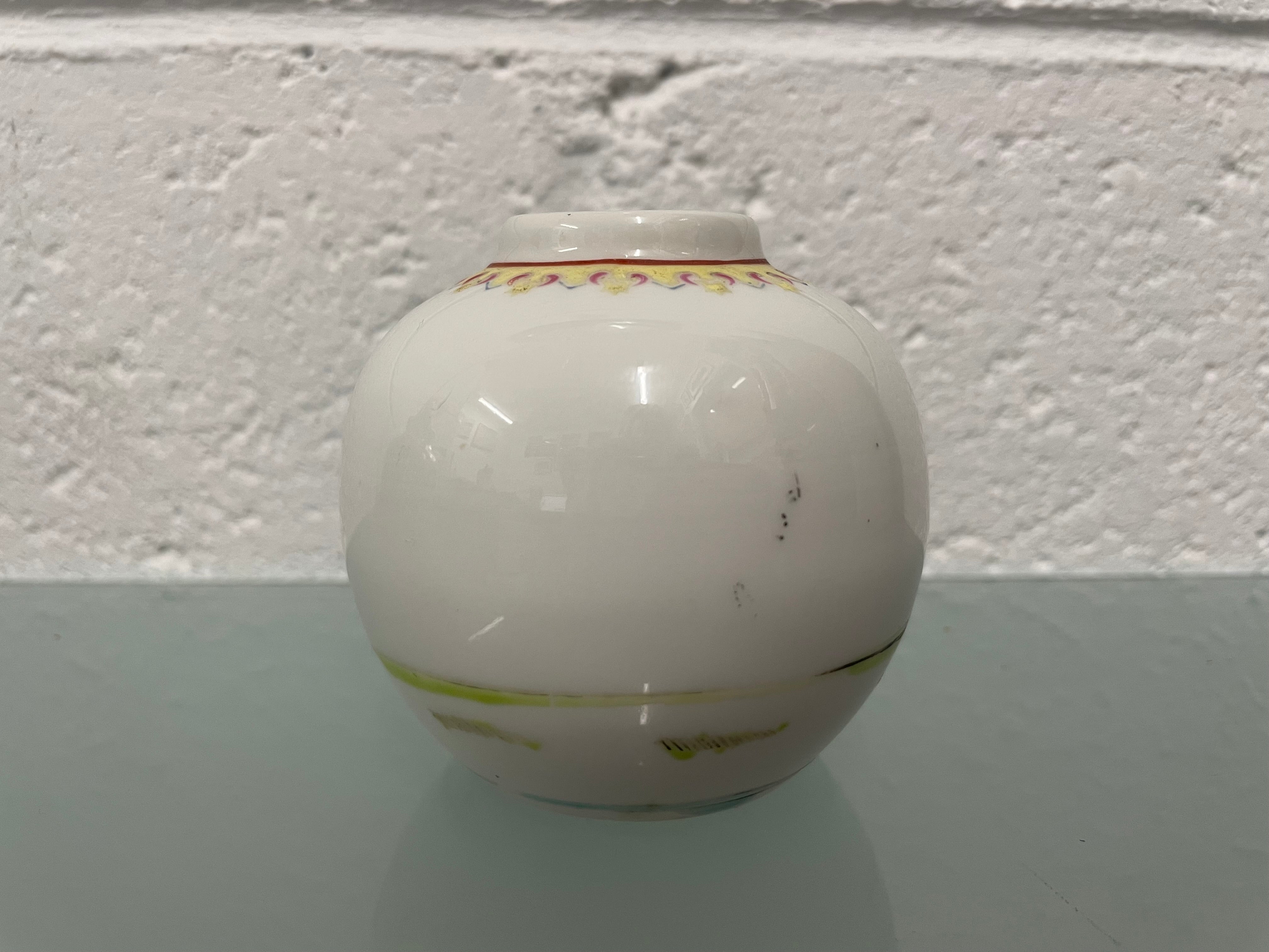 Vintage Miniature Hand Painted Chinese Pot