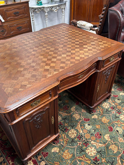 French Walnut Louis XV Style Partners Desk | Antique & Vintage | Moonee Ponds Antiques | Australia Wide Delivery
