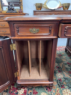 French Walnut Louis XV Style Partners Desk | Antique & Vintage | Moonee Ponds Antiques | Australia Wide Delivery