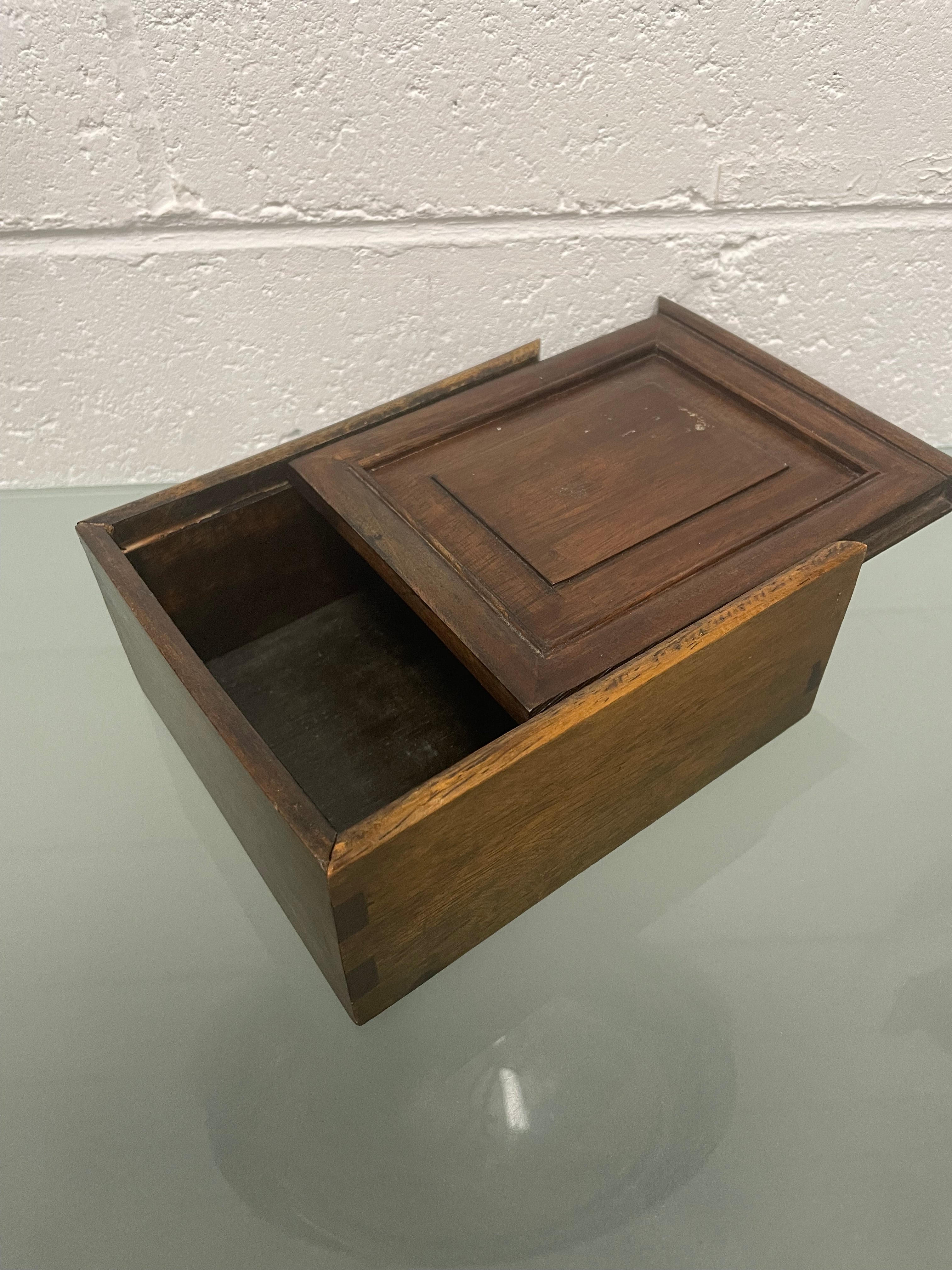Vintage Teak Box | Antique & Vintage | Moonee Ponds Antiques | Australia Wide Delivery