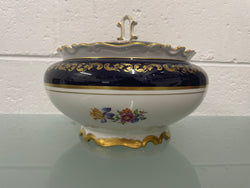 Reichenbach Baroque Cobalt Blue Serving Tray & Tureen | Antique & Vintage | Moonee Ponds Antiques | Australia Wide Delivery