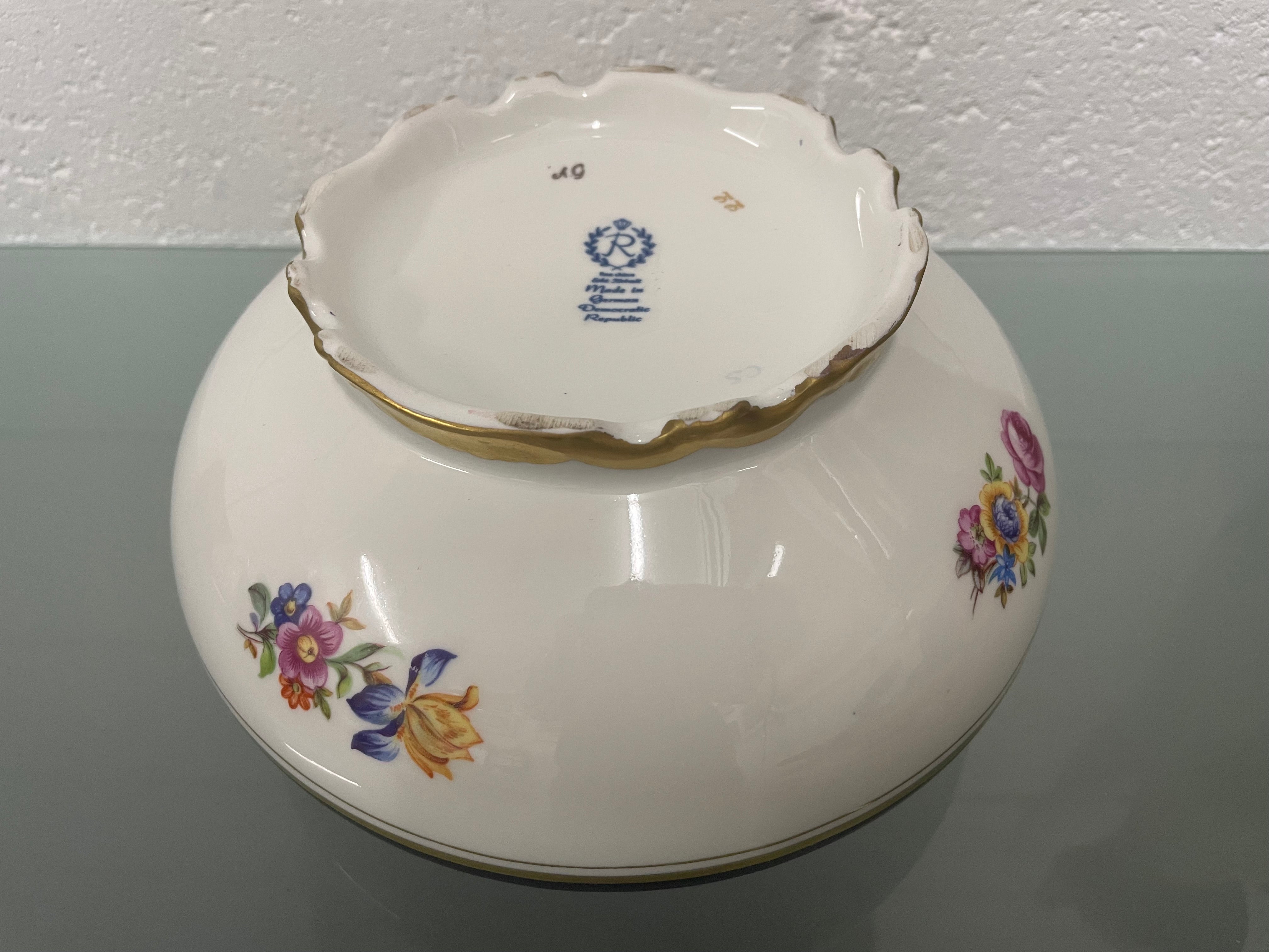 Reichenbach Baroque Cobalt Blue Serving Tray & Tureen | Antique & Vintage | Moonee Ponds Antiques | Australia Wide Delivery