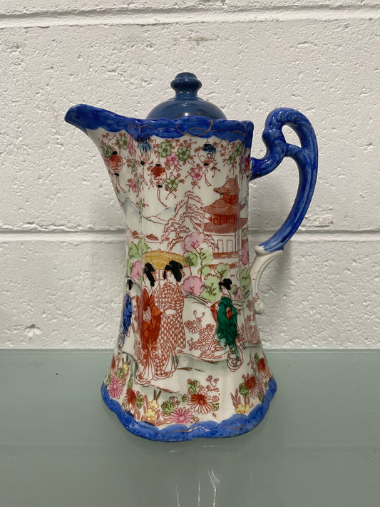 Vintage Hand Painted Coffee Pot