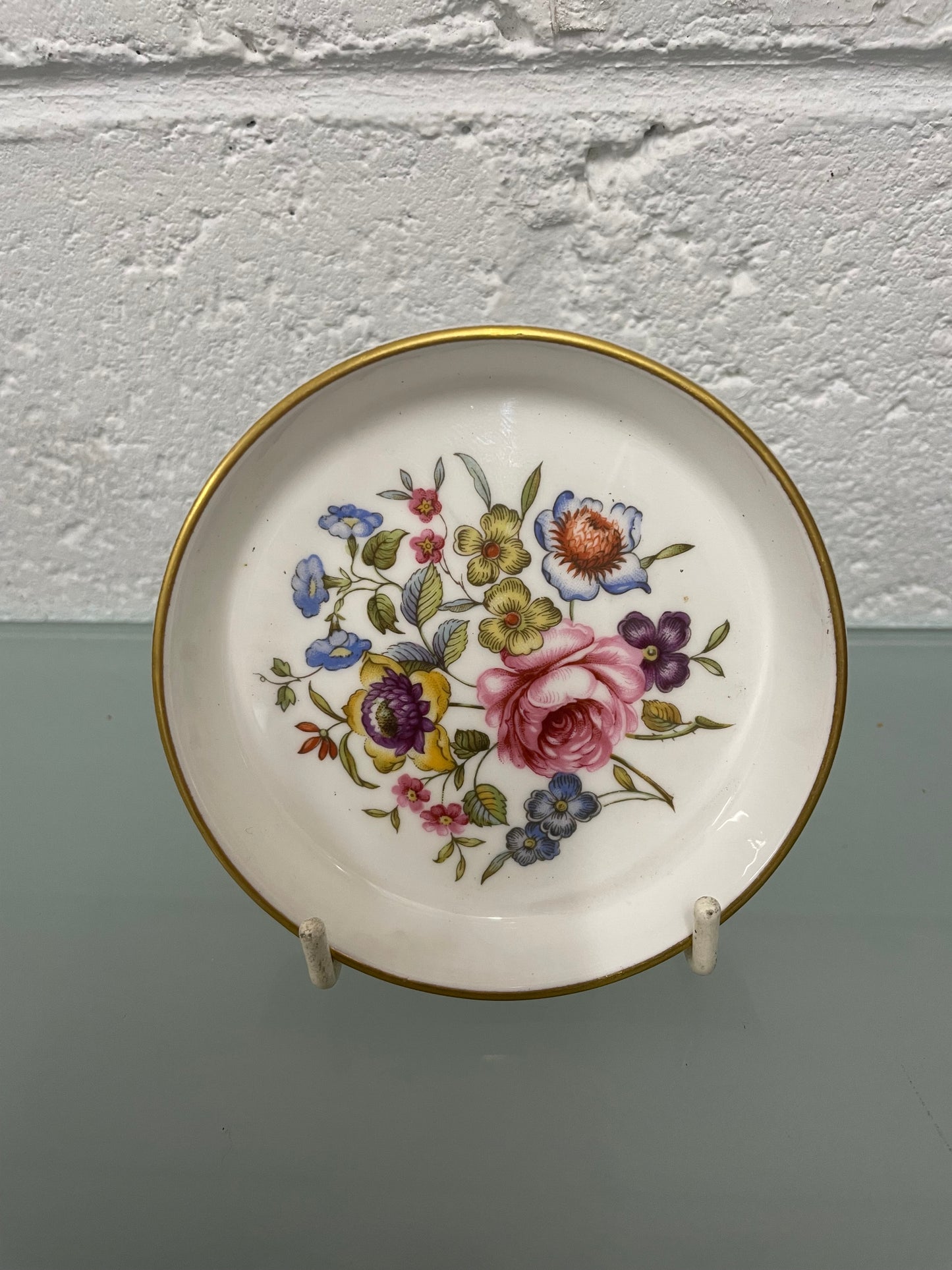 Pair of Royal Worcester trinket dishes with delightful floral pattern. Please see photos as they help form part of the description.