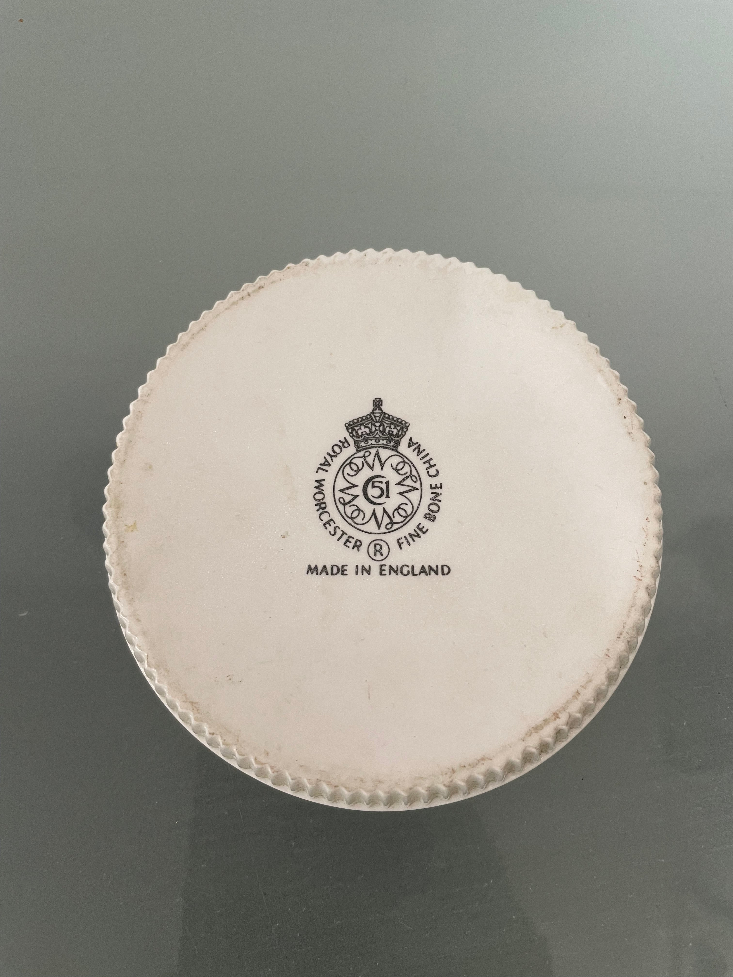 Pair Royal Worcester Trinket Dishes
