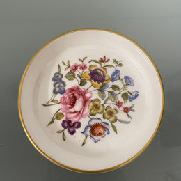 Pair of Royal Worcester trinket dishes with delightful floral pattern. Please see photos as they help form part of the description.