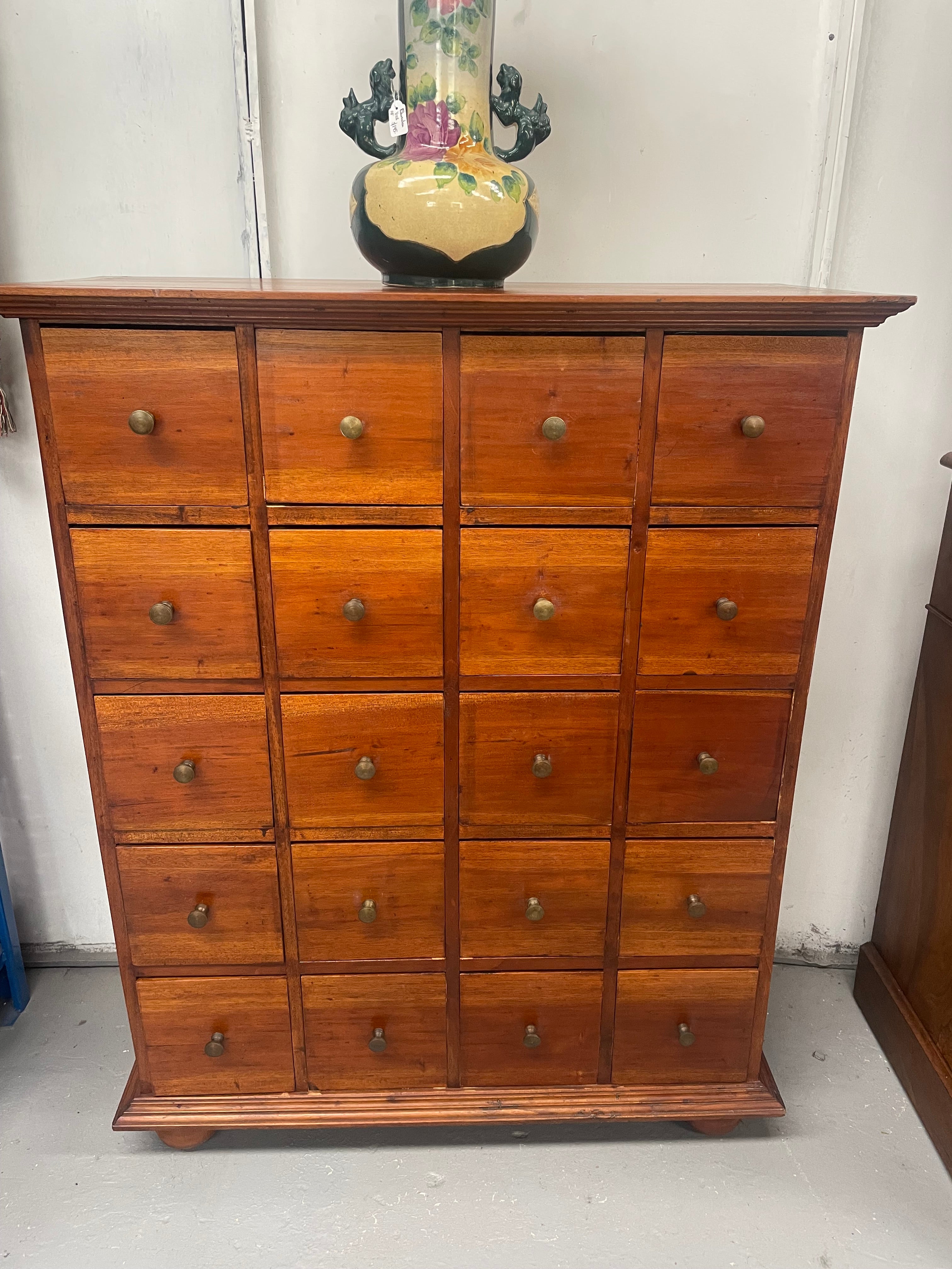 Vintage Mahogany Multi Drawer Storage Cabinet | Antique & Vintage | Moonee Ponds Antiques | Australia Wide Delivery