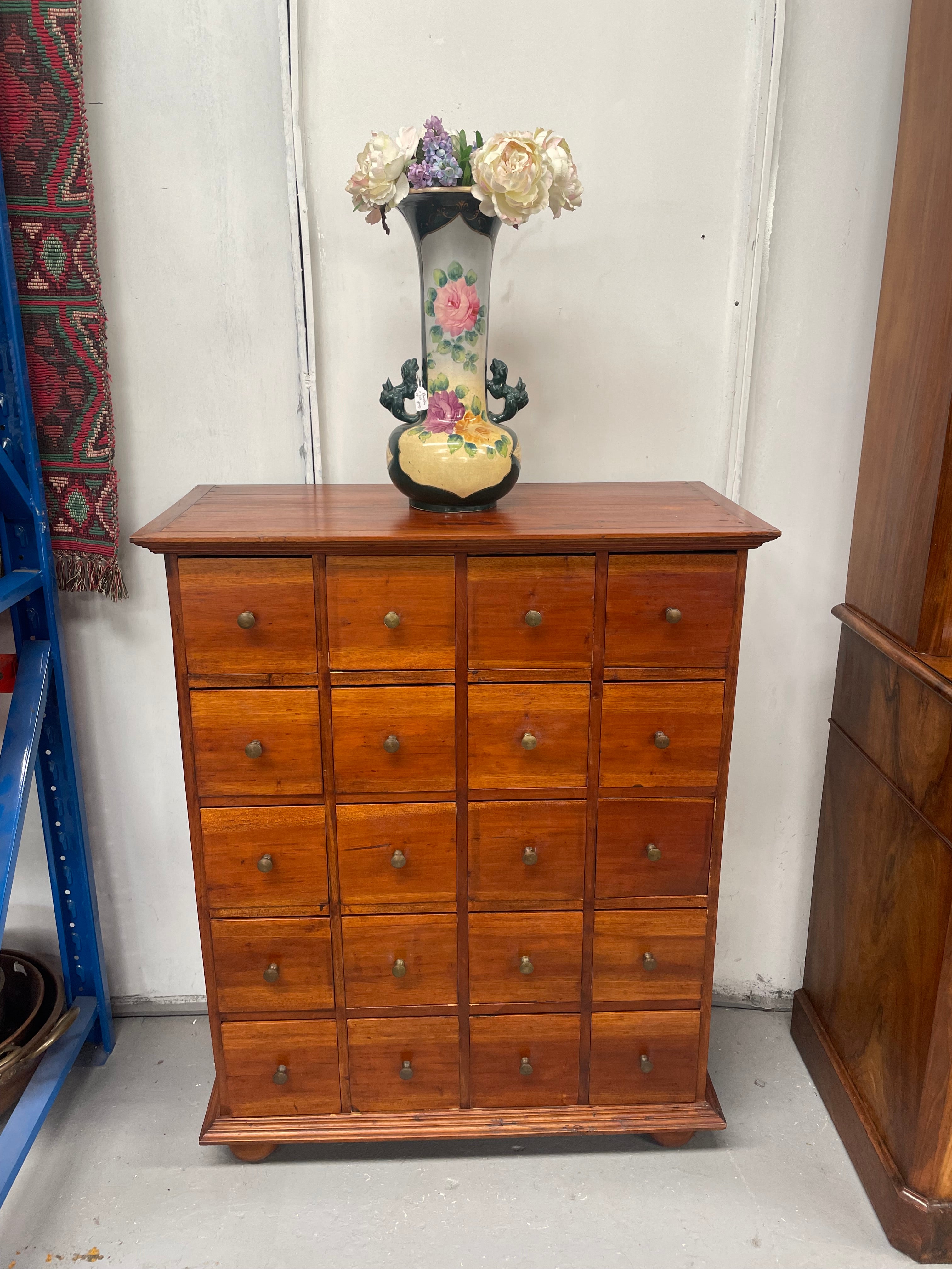 Vintage Mahogany Multi Drawer Storage Cabinet | Antique & Vintage | Moonee Ponds Antiques | Australia Wide Delivery