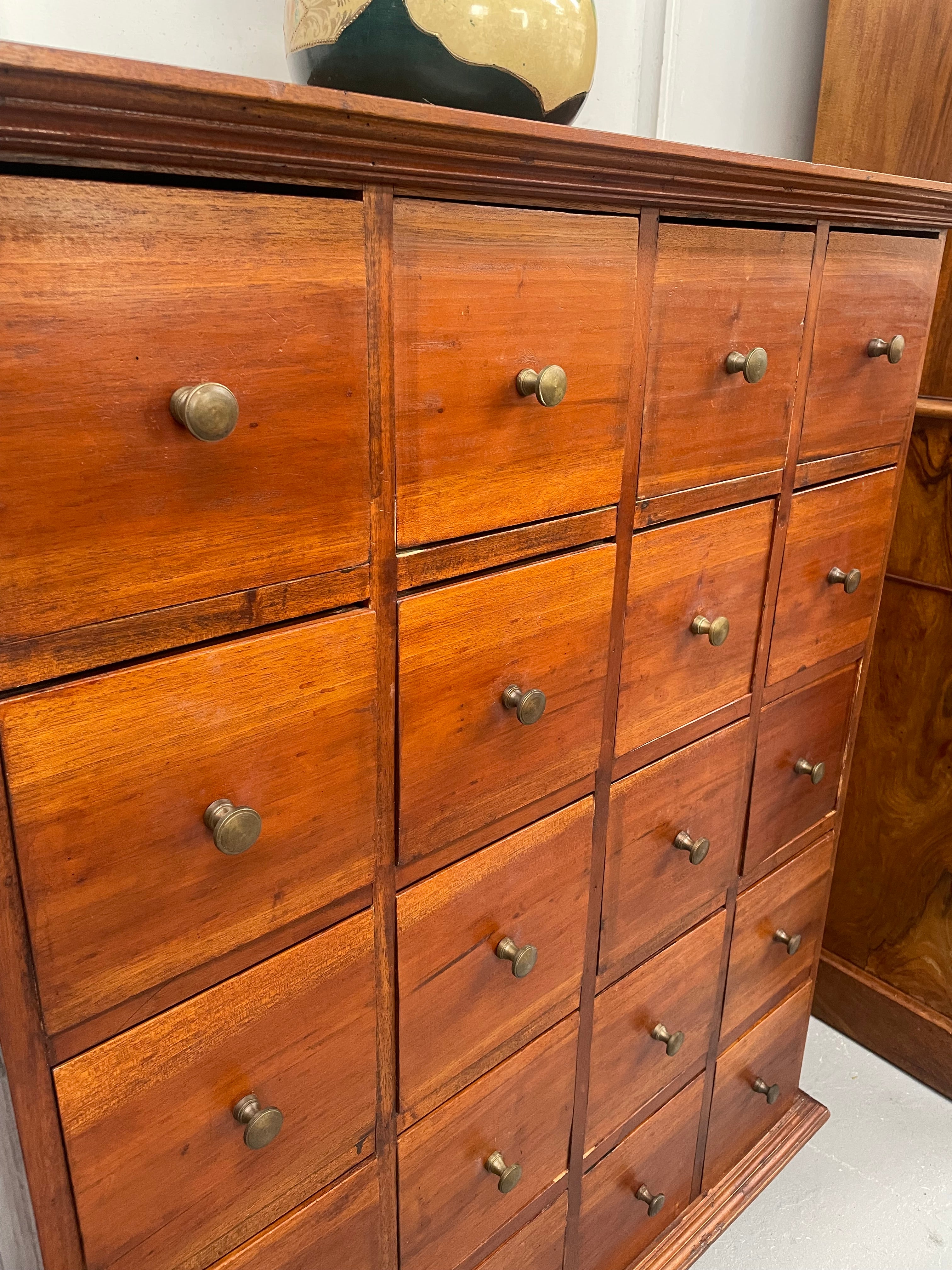 Vintage Mahogany Multi Drawer Storage Cabinet | Antique & Vintage | Moonee Ponds Antiques | Australia Wide Delivery