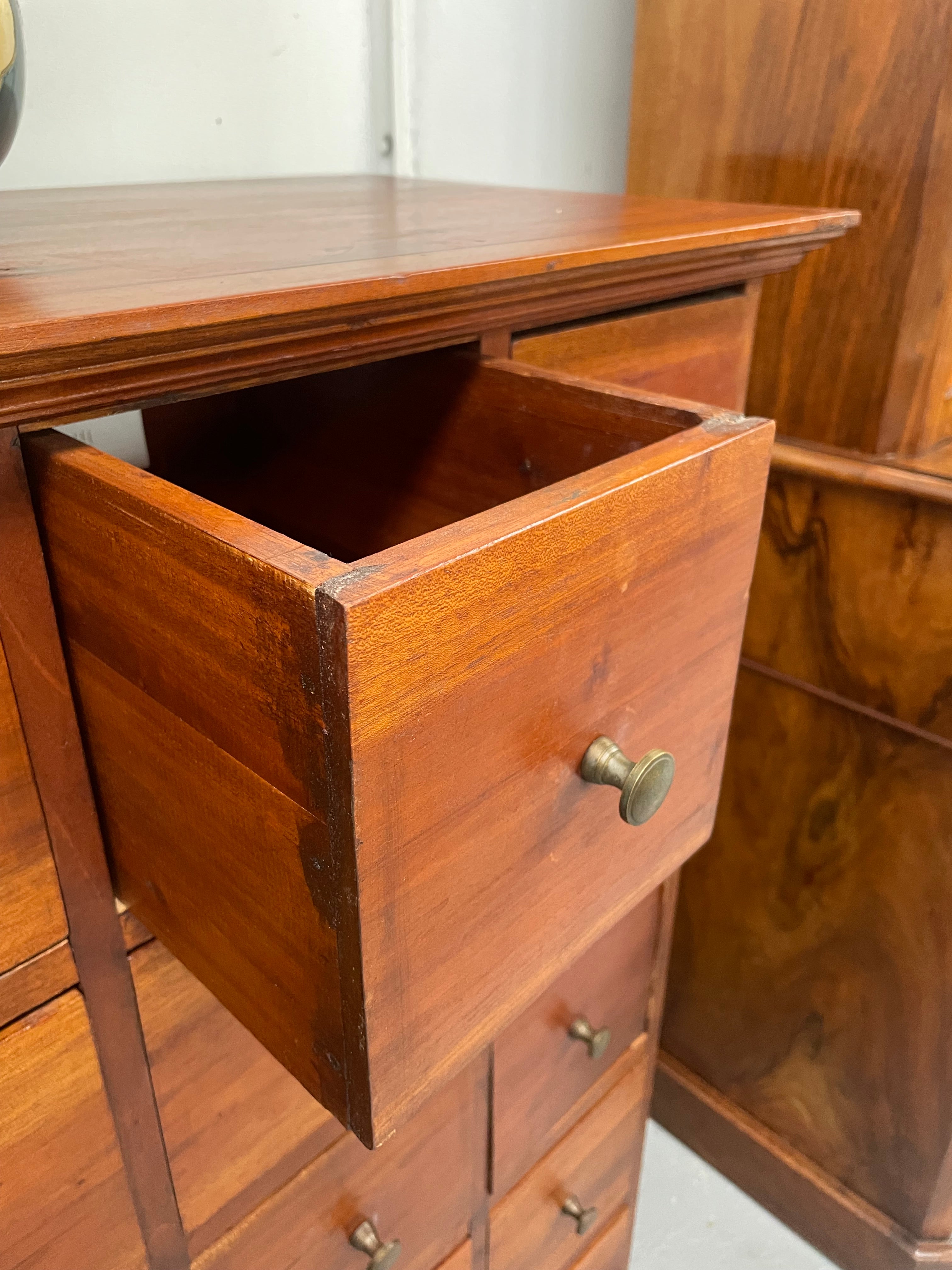 Vintage Mahogany Multi Drawer Storage Cabinet | Antique & Vintage | Moonee Ponds Antiques | Australia Wide Delivery
