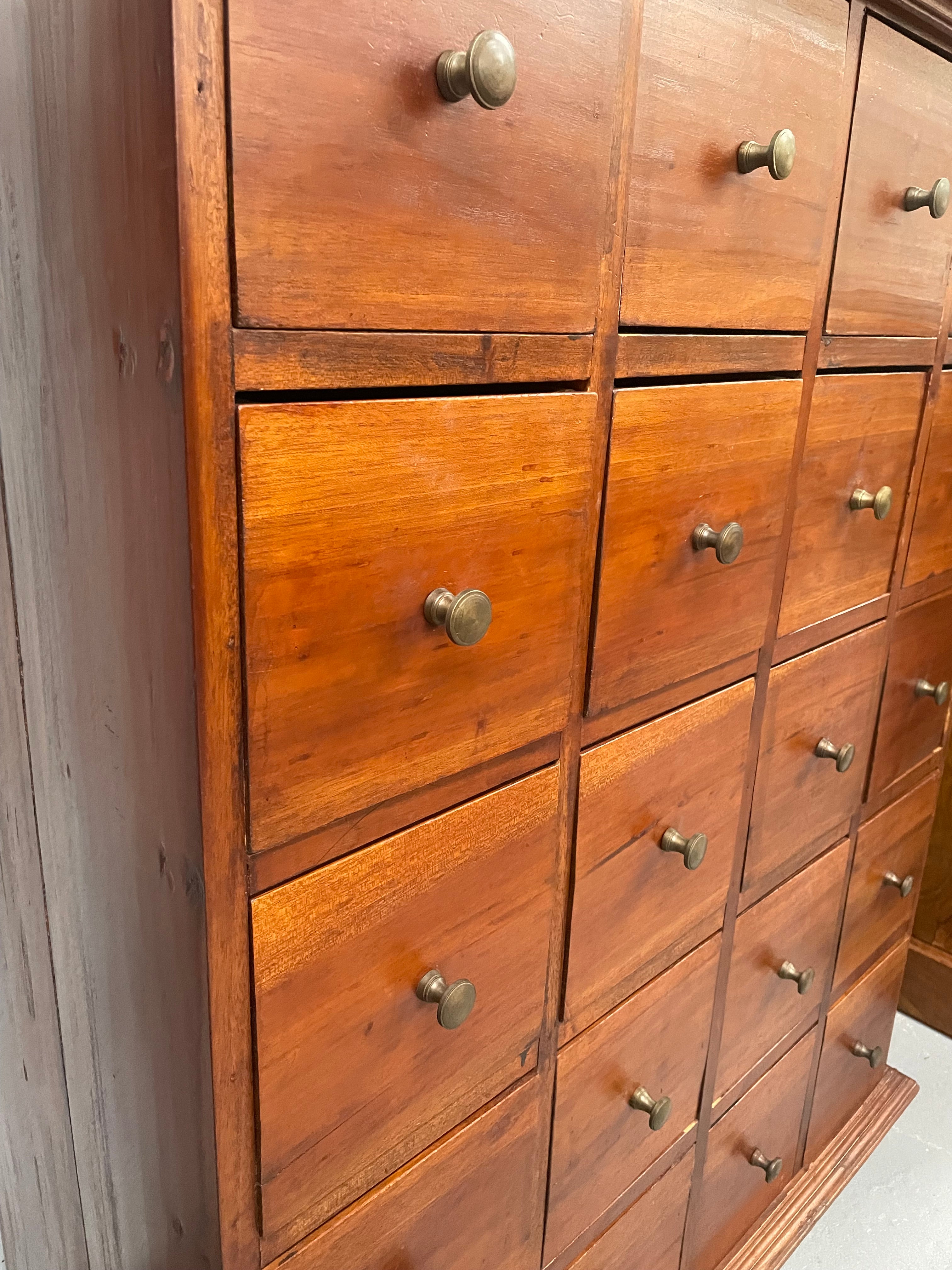 Vintage Mahogany Multi Drawer Storage Cabinet | Antique & Vintage | Moonee Ponds Antiques | Australia Wide Delivery