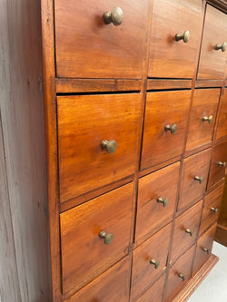 Vintage Mahogany Multi Drawer Storage Cabinet | Antique & Vintage | Moonee Ponds Antiques | Australia Wide Delivery