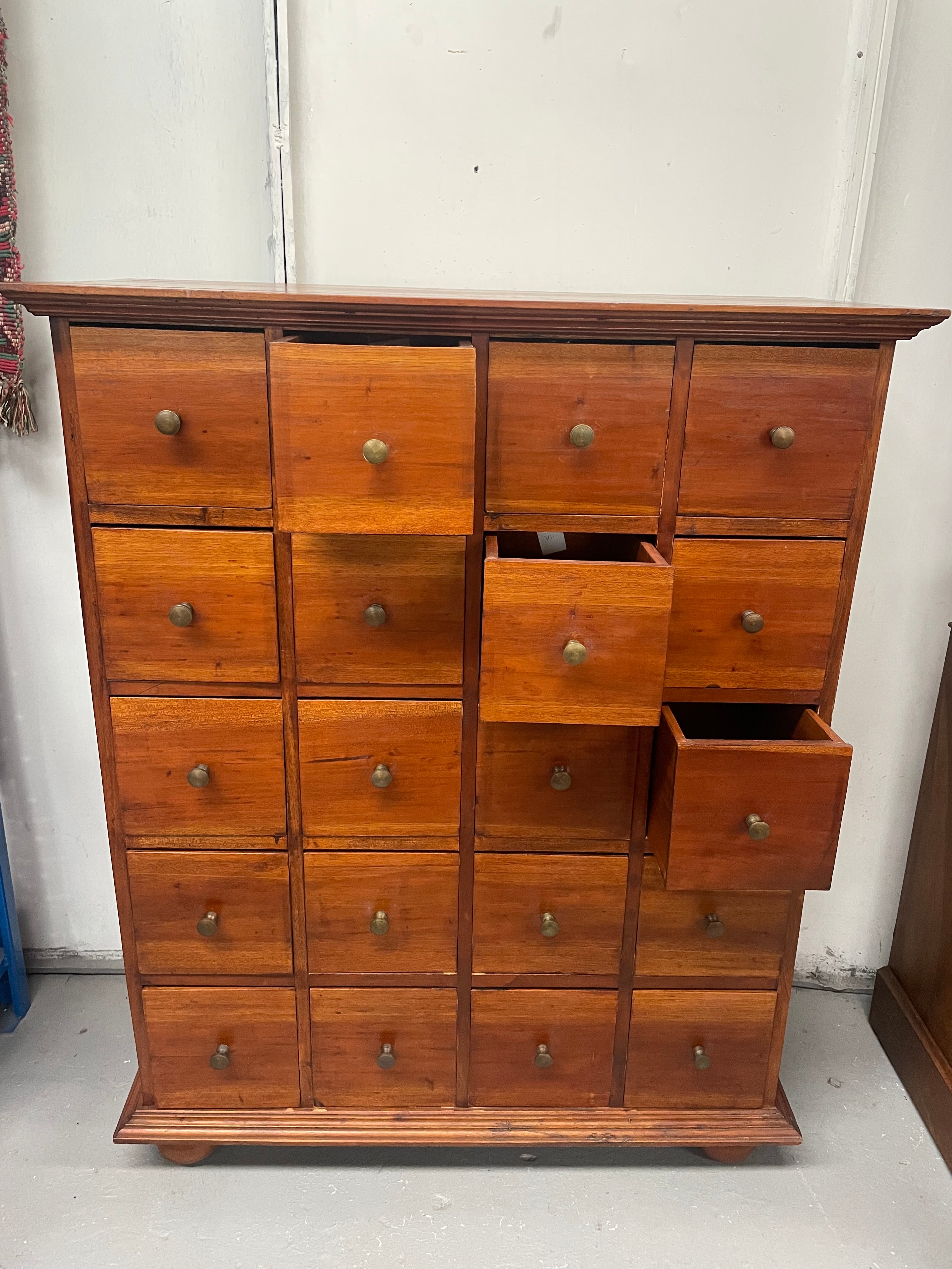 Vintage Mahogany Multi Drawer Storage Cabinet | Antique & Vintage | Moonee Ponds Antiques | Australia Wide Delivery
