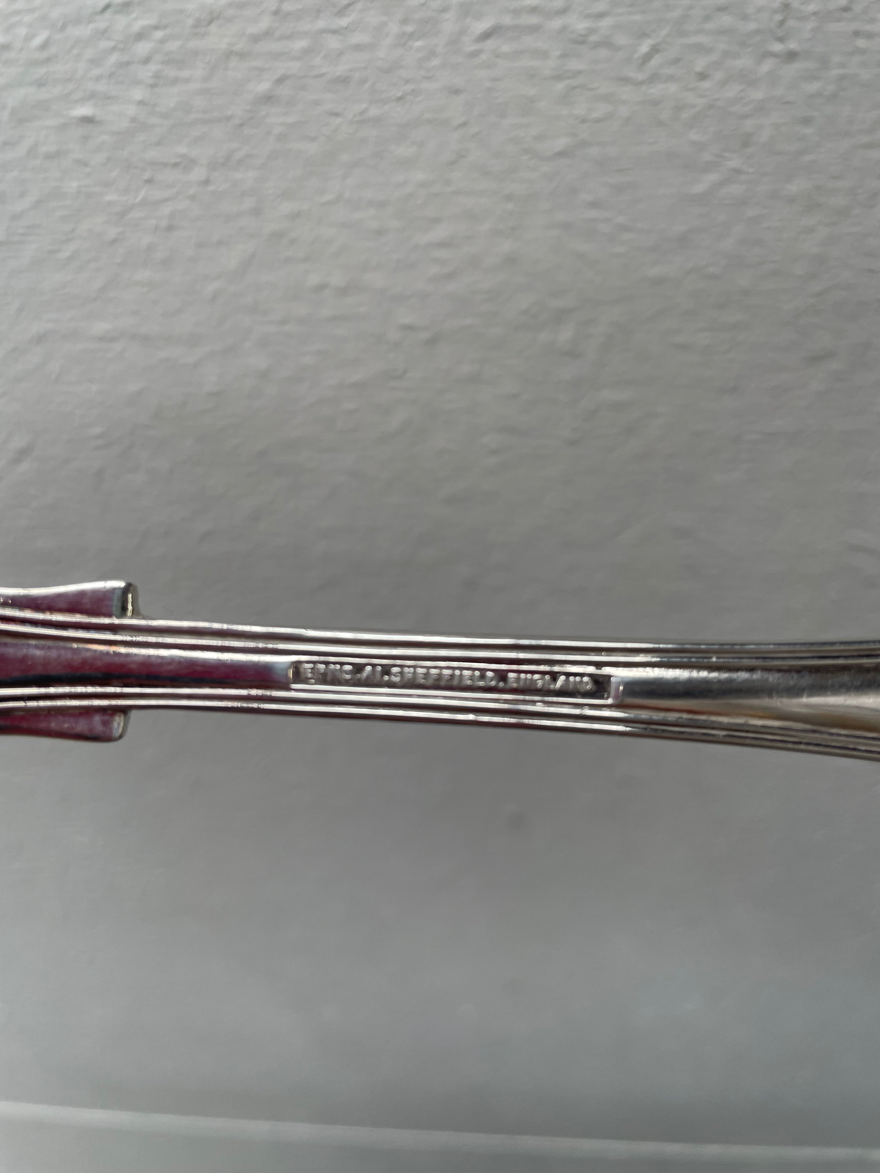 Pair of Silver Plated Berry Serving Spoons | Antique & Vintage | Moonee Ponds Antiques | Australia Wide Delivery