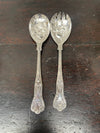 Pair of Silver Plated Berry Serving Spoons | Antique & Vintage | Moonee Ponds Antiques | Australia Wide Delivery