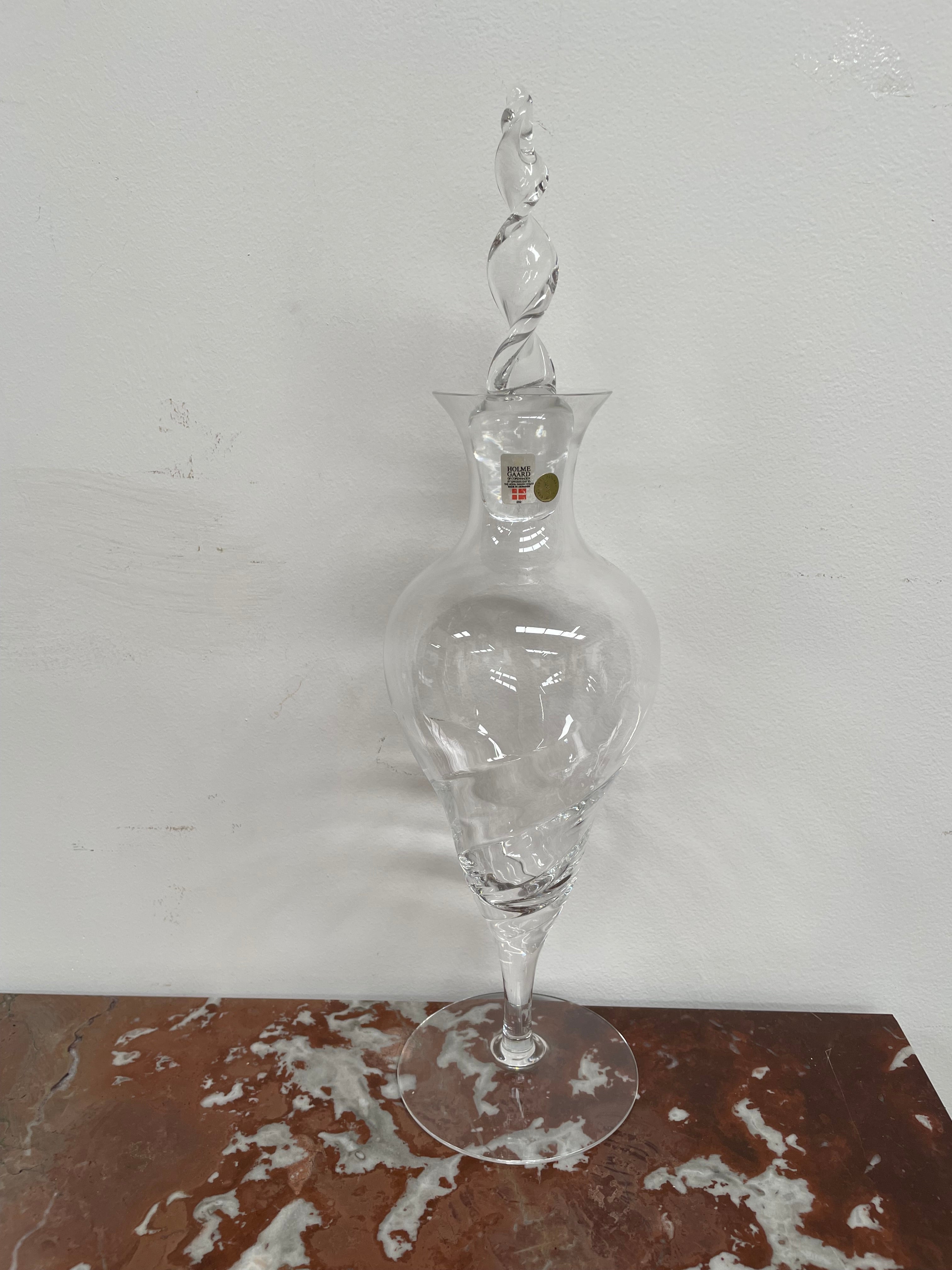 Vintage "Xanadu" Arje Griegst Glass Decanter from Holmegaard | Antique & Vintage | Moonee Ponds Antiques | Australia Wide Delivery