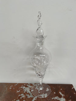 Vintage "Xanadu" Arje Griegst Glass Decanter from Holmegaard | Antique & Vintage | Moonee Ponds Antiques | Australia Wide Delivery