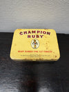 Champion Ruby 202 Australian Tobacco Tin | Antique & Vintage | Moonee Ponds Antiques | Australia Wide Delivery