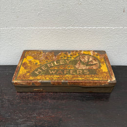 Rare Swallow & Ariels Henley Wafers Tin C1910