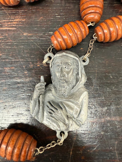 Large Vintage Wooden Wall Rosary Beads | Antique & Vintage | Moonee Ponds Antiques | Australia Wide Delivery
