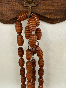 Large Vintage Wooden Wall Rosary Beads | Antique & Vintage | Moonee Ponds Antiques | Australia Wide Delivery