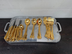 Vintage Rodd 24 Gold Plated Cutlery Set For Six | Antique & Vintage | Moonee Ponds Antiques | Australia Wide Delivery
