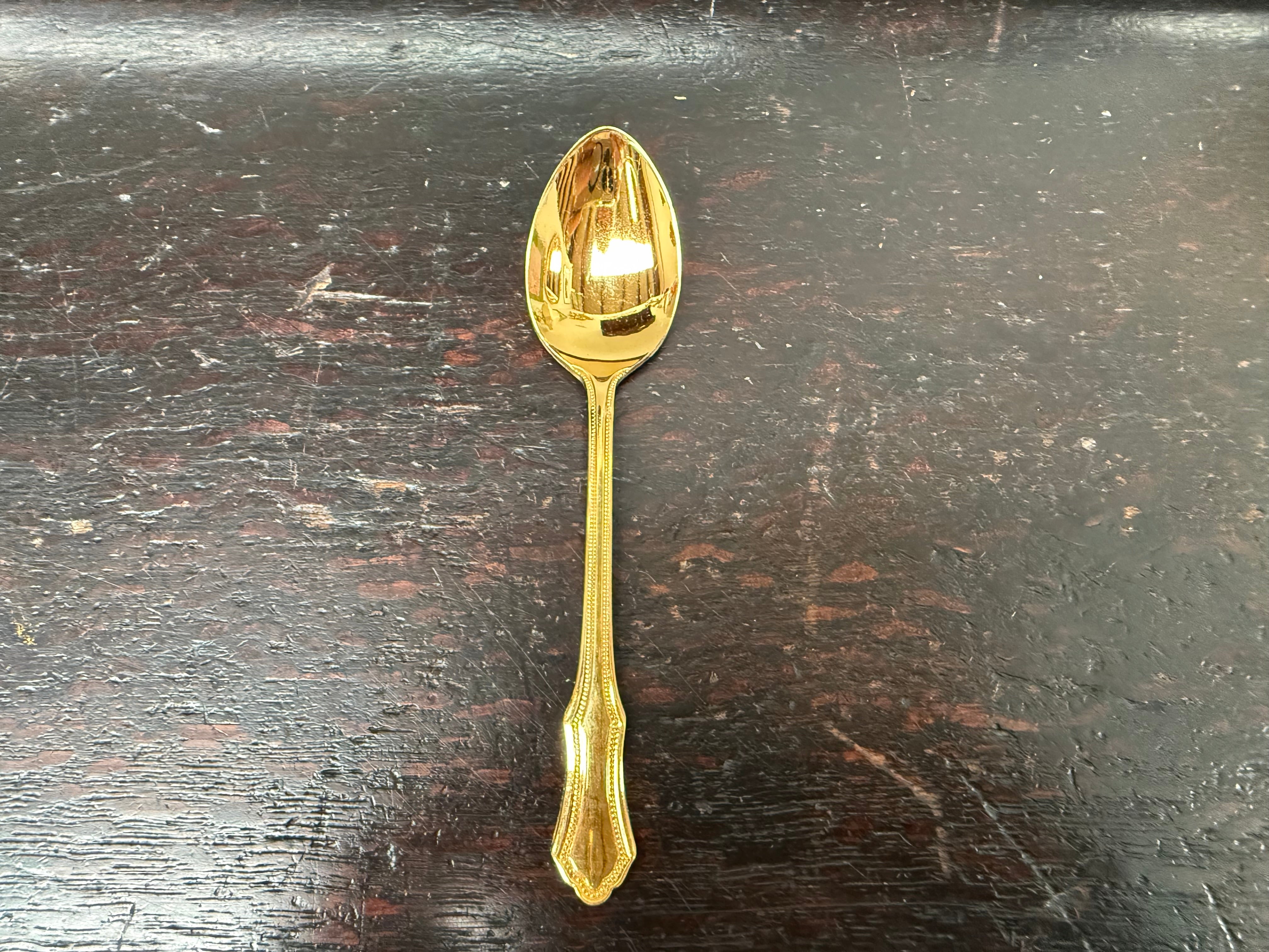 Vintage Rodd 24 Gold Plated Cutlery Set For Six | Antique & Vintage | Moonee Ponds Antiques | Australia Wide Delivery