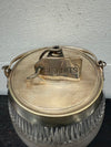 Antique Edwardian Cut Crystal & EPNS Biscuit Barrell | Antique & Vintage | Moonee Ponds Antiques | Australia Wide Delivery