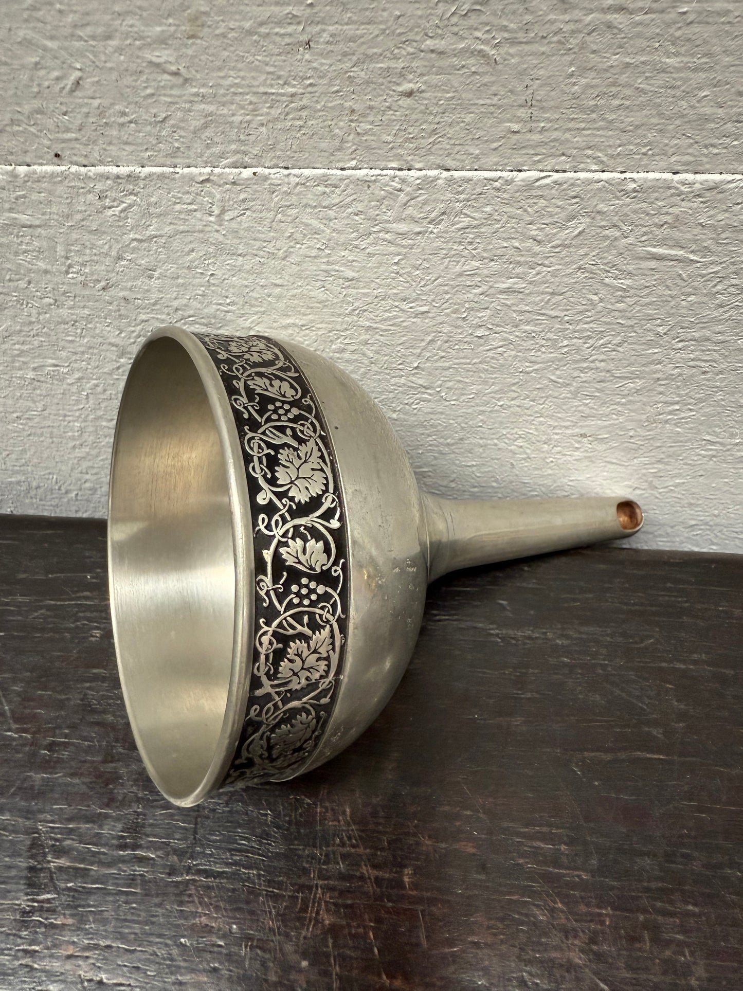 Vintage Royal Selangor Pewter Wine Funnel