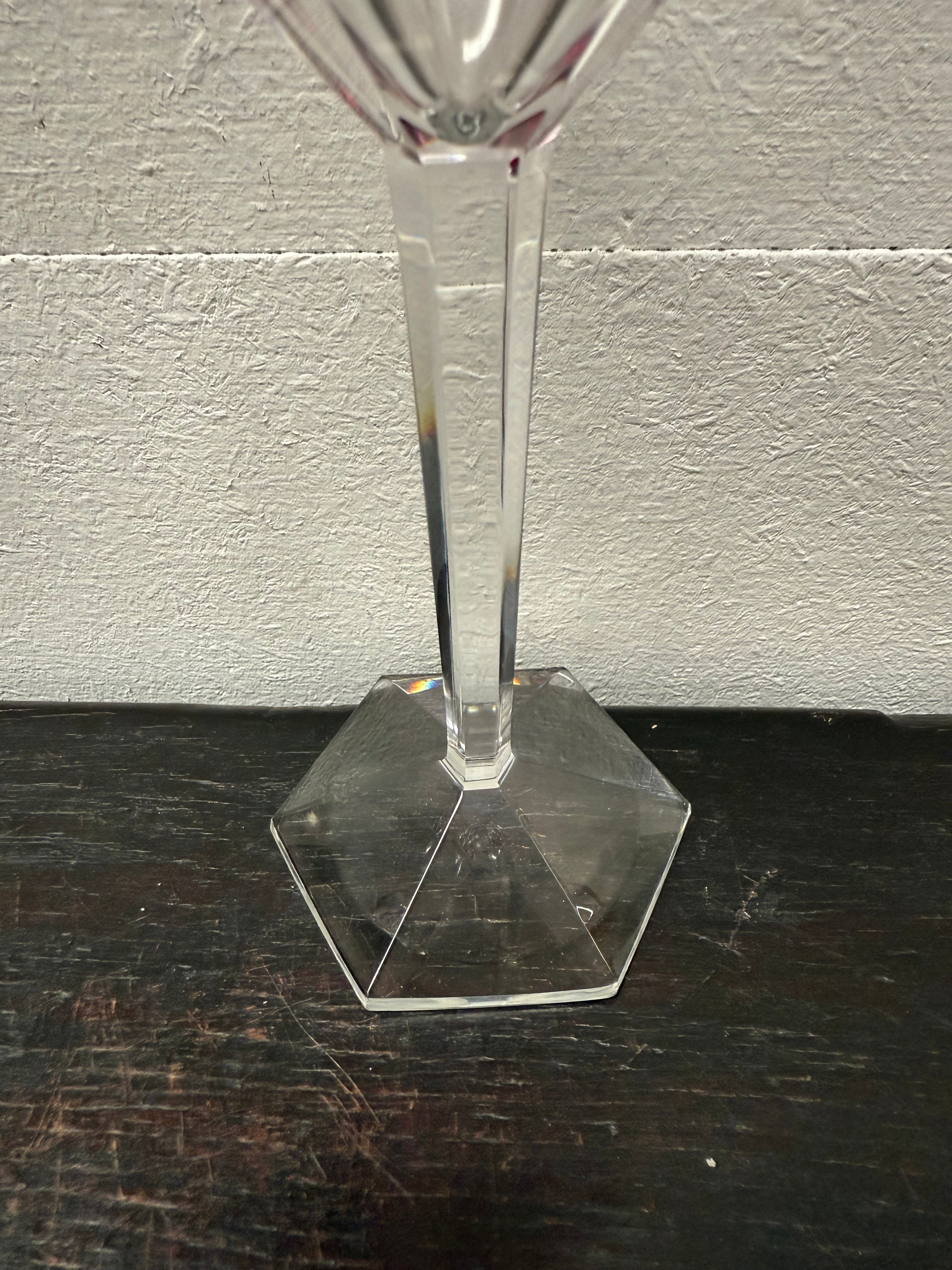 Vintage Val St Lambert Wine / Port Glass | Antique & Vintage | Moonee Ponds Antiques | Australia Wide Delivery