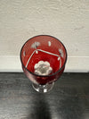 Pair Vintage Bohemian Cobalt & Ruby Wine Glasses | Antique & Vintage | Moonee Ponds Antiques | Australia Wide Delivery