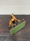 Art Deco Gilt Cast Metal German Shepherd | Antique & Vintage | Moonee Ponds Antiques | Australia Wide Delivery