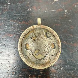 Vintage Asian Silver Buddhist Pendant