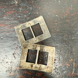 Pair Of Antique Slider Shoe Buckles