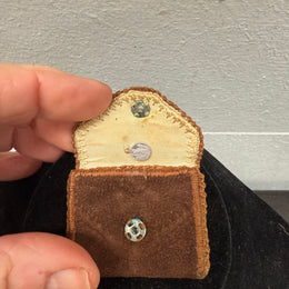 Vintage Pocket Reliquary Sacred Heart Of Jess