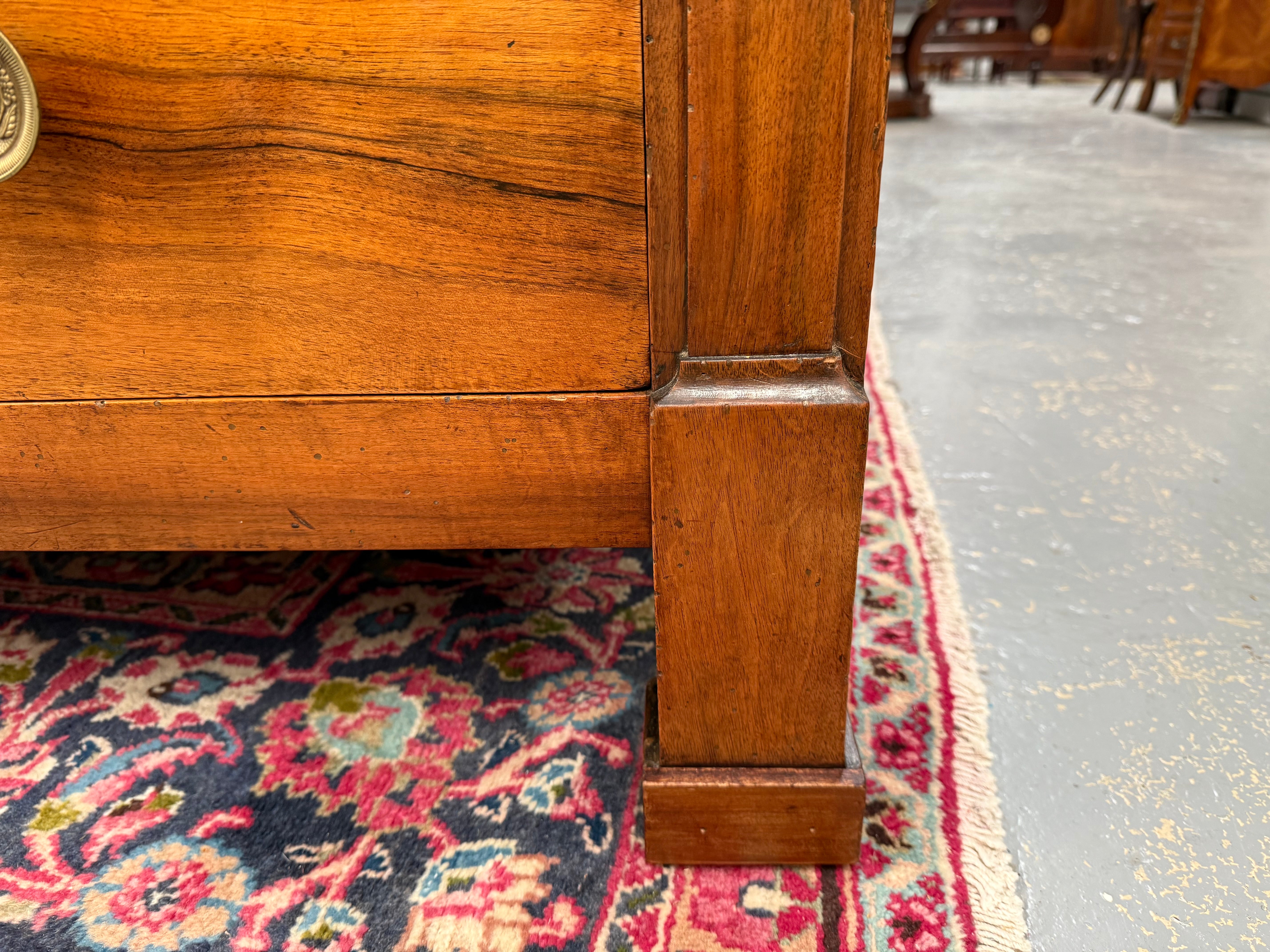 Beautifully Grained Walnut Mid 19th Century Chest Of Drawers | Antique & Vintage | Moonee Ponds Antiques | Australia Wide Delivery
