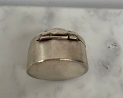 Sterling Silver Pill / Trinket Box | Antique & Vintage | Moonee Ponds Antiques | Australia Wide Delivery