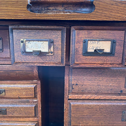 Fabulous Australian Oak Roll Top Desk