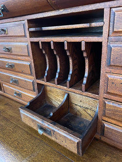 Fabulous Australian Oak Roll Top Desk | Antique & Vintage | Moonee Ponds Antiques | Australia Wide Delivery